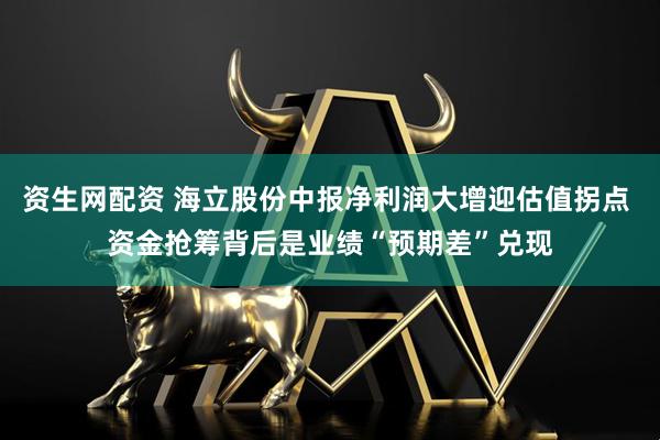 资生网配资 海立股份中报净利润大增迎估值拐点 资金抢筹背后是业绩“预期差”兑现